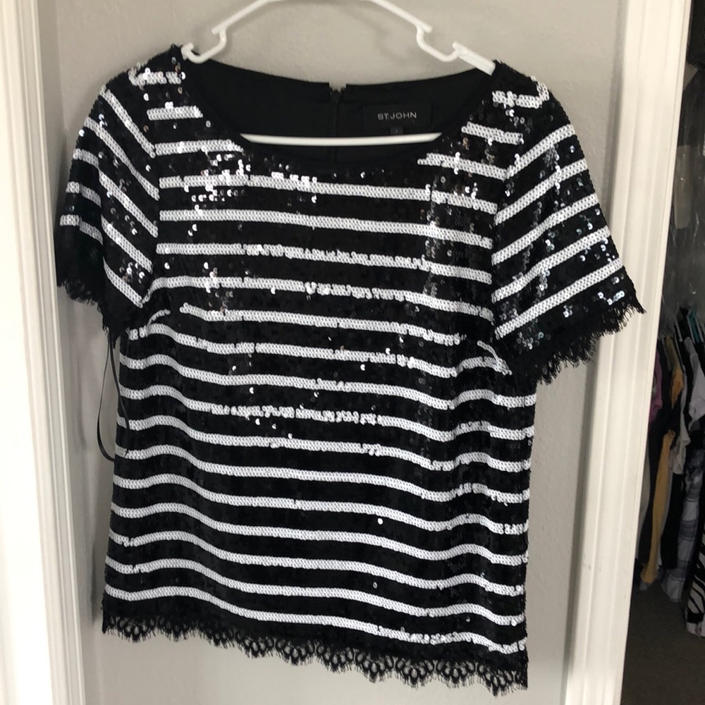 St John sequence blouse size 2